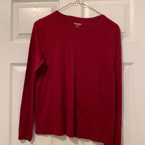 Old Navy Everywear maroon long sleeve shirt